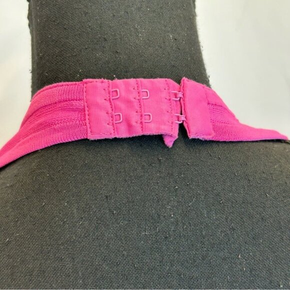 GUESS pink bandage bodycon halter top mini dress M sexy clubwear cocktail party - Picture 6 of 16